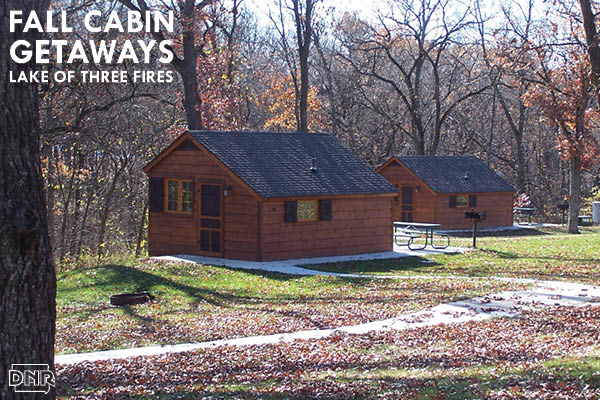 Fall is the perfect time to book a cabin at Lake of Three Fires State Park | Iowa DNR